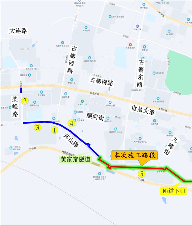 7月1日至10月31日,半幅封閉環山路